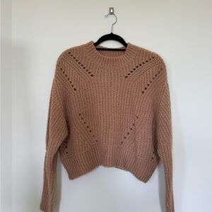 Elizabeth and James Warm Brown Sweater